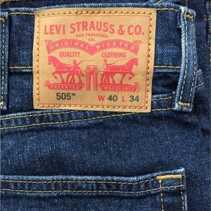 Levis 505 Size 40x34 Regular Men Jeans Brand-New